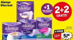 Kruidvat Always Discreet aanbieding