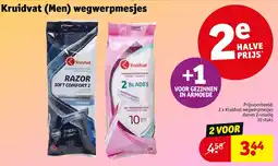 Kruidvat Kruidvat Men wegwerpmesjes aanbieding