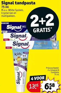 Kruidvat Signal tandpasta aanbieding