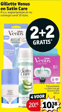 Kruidvat Gillette Venus en Satin Care aanbieding