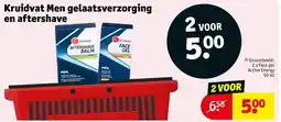 Kruidvat Kruidvat Men Gelaatsverzorging en Aftershave aanbieding