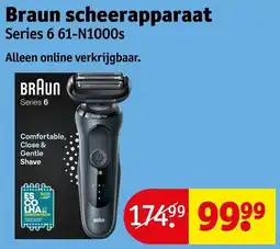 Kruidvat Braun Scheerapparaat aanbieding