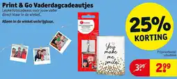 Kruidvat Print & Go Vaderdagcadeautjes aanbieding