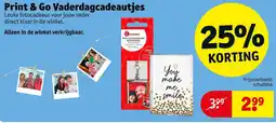 Kruidvat Print & Go Vaderdagcadeautjes aanbieding