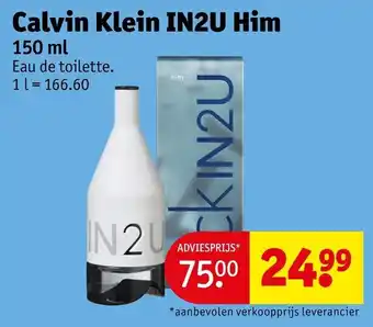 Kruidvat Calvin Klein IN2U Him aanbieding