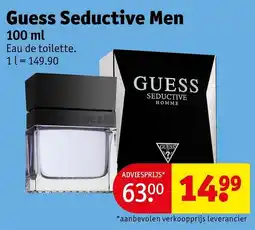 Kruidvat Guess Seductive Men aanbieding