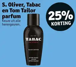 Kruidvat S. Oliver, Tabac en Tom Tailor parfum aanbieding