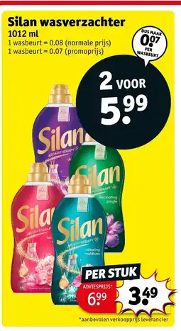 Kruidvat Silan wasverzachter aanbieding