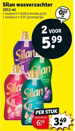 Kruidvat Silan wasverzachter aanbieding