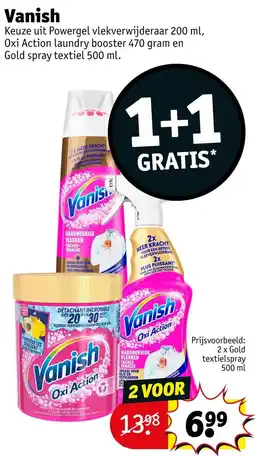 Kruidvat Vanish aanbieding