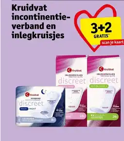 Kruidvat Kruidvat incontinentieverband en inlegkruisjes aanbieding