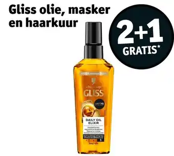 Kruidvat Gliss olie, masker en haarkuur aanbieding