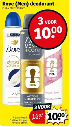 Kruidvat Dove (Men) deodorant aanbieding