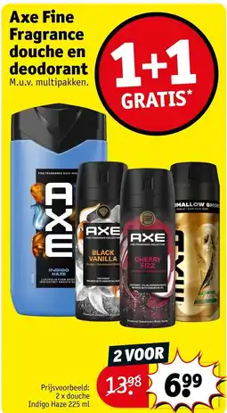 Kruidvat Axe Fine Fragrance douche en deodorant aanbieding