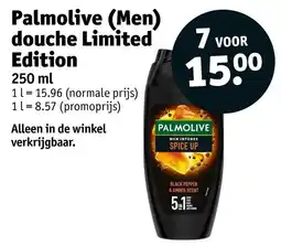 Kruidvat Palmolive (Men) douche Limited Edition aanbieding