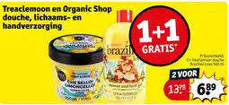 Kruidvat Treaclemoon en Organic Shop douche, lichaams en handverzorging aanbieding
