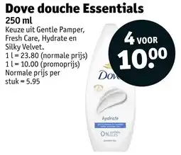 Kruidvat Dove douche Essentials aanbieding
