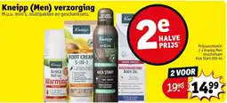 Kruidvat Kneipp (Men) verzorging aanbieding