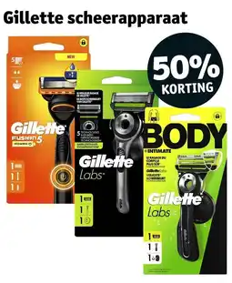 Kruidvat Gillette scheerapparaat aanbieding