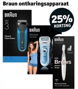 Kruidvat Braun ontharingsapparaat aanbieding