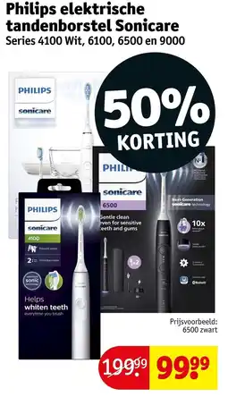 Kruidvat Philips elektrische tandenborstel Sonicare aanbieding