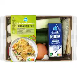Albert Heijn AH Lasagne met zalm verspakket aanbieding