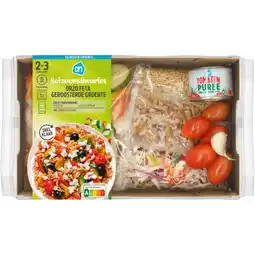 Albert Heijn AH Gesneden verspakket orzo groente en feta aanbieding