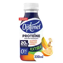Albert Heijn Optimel Proteine extra mango sinaasappel aanbieding