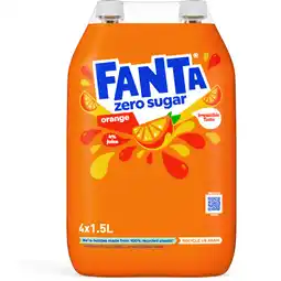 Albert Heijn Fanta Zero orange 4petfl BEL aanbieding