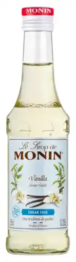 Albert Heijn Monin Vanille siroop sugar free aanbieding
