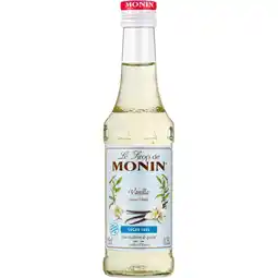 Albert Heijn Monin Vanille siroop sugar free aanbieding