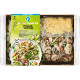 Albert Heijn AH Gesneden verspakket courgetti carbonara aanbieding