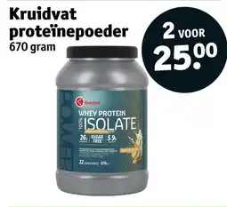 Kruidvat Kruidvat proteïnepoeder aanbieding
