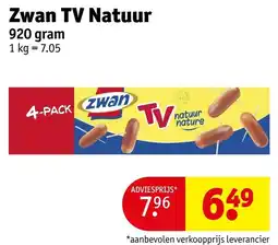 Kruidvat Zwan TV Natuur aanbieding