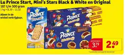 Kruidvat Lu Prince Start, Mini's Stars Black & White en Original aanbieding