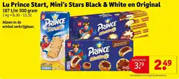 Kruidvat Lu Prince Start, Mini's Stars Black & White en Original aanbieding