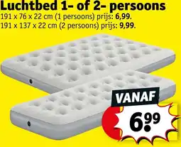 Kruidvat Luchtbed 2 persoons aanbieding