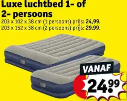 Kruidvat Luxe luchtbed 1 persoon aanbieding