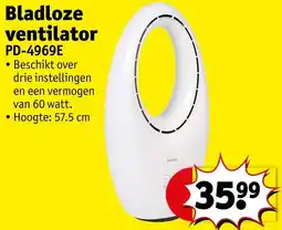 Kruidvat Bladloze Ventilator PD-4969E aanbieding