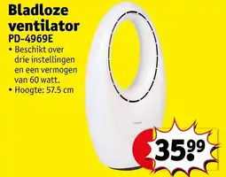 Kruidvat Bladloze ventilator PD-4969E aanbieding