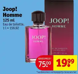 Kruidvat Joop! Homme aanbieding