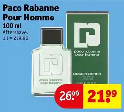 Kruidvat Pato Rabanne Pour Homme aanbieding