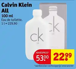 Kruidvat Calvin Klein All aanbieding