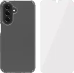 Coolblue BlueBuilt Protective Back Cover Samsung Galaxy A17 Transparant + Screenprotector Glas aanbieding