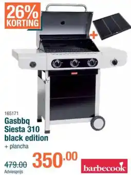 Cevo Gasbbq Siesta 310 black edition aanbieding
