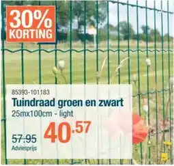 Cevo Tuindraad groen en zwart aanbieding