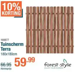 Cevo Tuinscherm Terra aanbieding