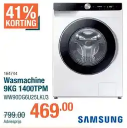 Cevo Samsung Wasmachine 9KG 1400TPM aanbieding