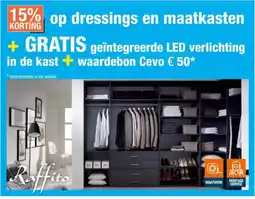 Cevo Dressings en maatkasten aanbieding