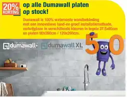 Cevo Dumawall platen op stock aanbieding